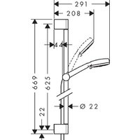 Hansgrohe Raindance Select S 120 26721400 (белый/хром) Image #4