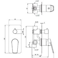 Deante Jasmin NAC_09JP (хром) Image #4