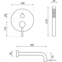 Rea Lungo Chrome B6990 (хром) Image #3
