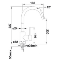 Blanco Mida Silgranit (кофе) Image #2