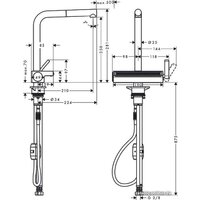 Hansgrohe Aquno Select M81 73836800 (стальной) Image #6