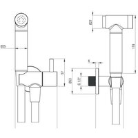 Deante Bidetta Nero ANW N51B Image #2