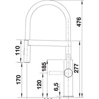 Blanco Sonea-S Flexo (нержавеющая сталь) Image #4