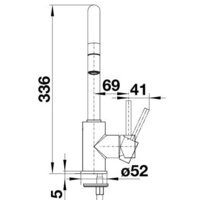 Blanco Mida-S Silgranit (черный) Image #3