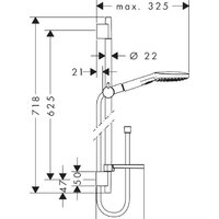 Hansgrohe Raindance Select E 120 EcoSmart 26622000 (хром) Image #13