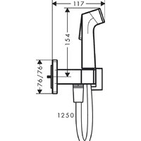 Hansgrohe Bidette 1jet E 29233700 Image #2