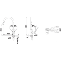 Blanco Mida-S Silgranit (антрацит) [521455] Image #2
