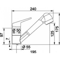 Franke Novara-Plus Pull Out 115.0470.675 (оникс) Image #2