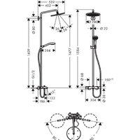 Hansgrohe Croma Select 280 Air 1jet 26792000 Image #15