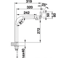 Blanco Vonda 518434 (хром) Image #2