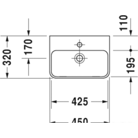 Duravit ME by Starck 45x32 [0719450000] Image #2