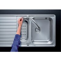 Blanco Solenta-S Senso (рычаг слева, нержавеющая сталь) Image #3