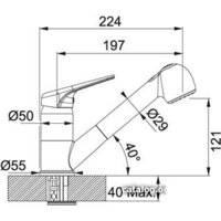 Franke Prince 740 Fragranite (серый) Image #2