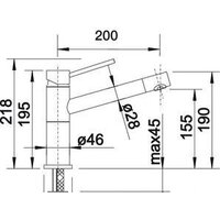 Blanco Alta Compact 515120 (хром) Image #4