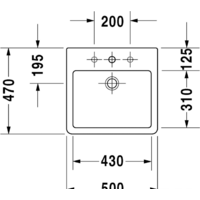 Duravit Vero 50x47 [0452500000] Image #2