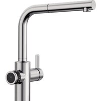 Blanco Evol-S Volume с дозатором воды (рычаг справа, нержавеющая сталь)