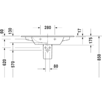 Duravit ME by Starck 103x49 [2336100000] Image #6