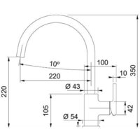 Franke Lina XL 115.0626.019 (черный матовый) Image #2