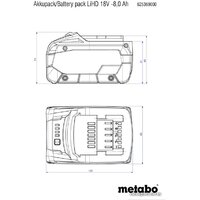 Metabo 625549000 (18В/10 Ah) Image #2