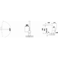 Blanco Linus Silgranit (черный матовый) Image #4