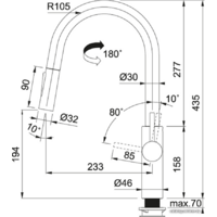 Franke Pescara L Slide-In (черный матовый) Image #4