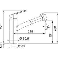 Franke Smart с выдвижным шлангом Image #5